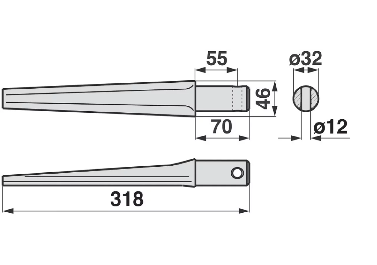 Kreiseleggenzinke gerade anstelle von Pegoraro 001430-01 GartenShop24 - Hochwertige Gartengeräte