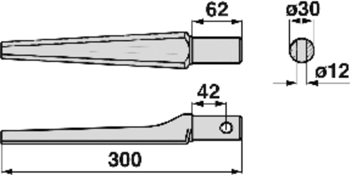 Kreiseleggenzinke gerade anstelle von Pegoraro 003981-01 GartenShop24 - Hochwertige Gartengeräte