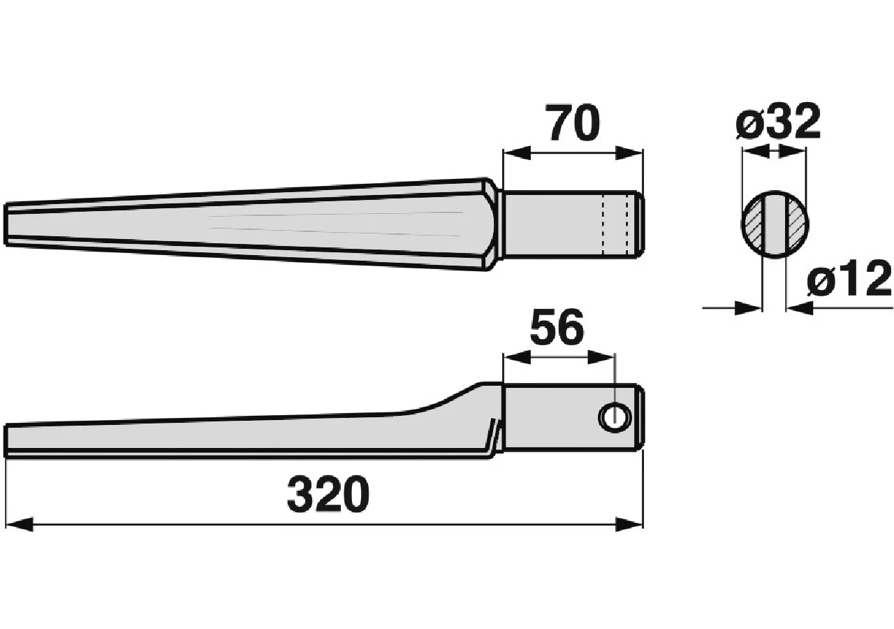 Kreiseleggenzinke gerade anstelle von Pegoraro 006100-01 GartenShop24 - Hochwertige Gartengeräte