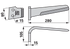 Kreiseleggenzinke links anstelle von Rabe 8409.12.02 GartenShop24 - Hochwertige Gartengeräte