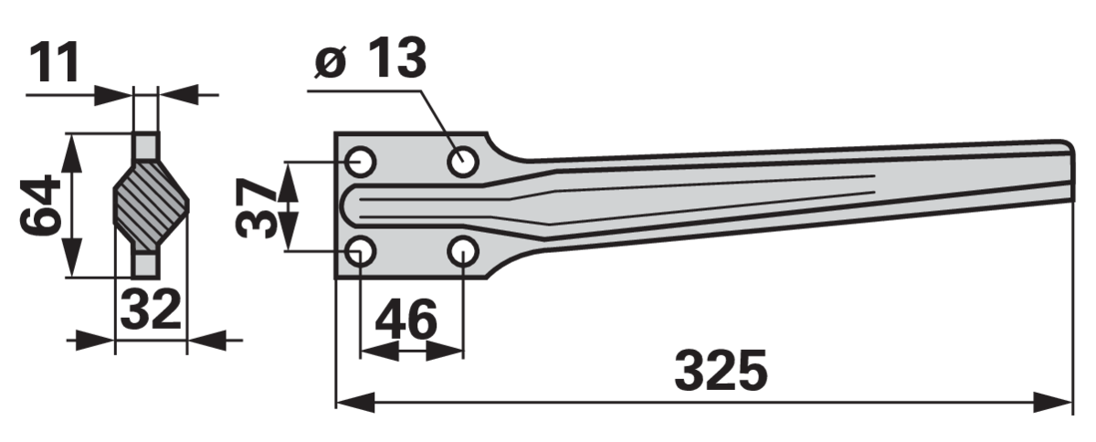Kreiseleggenzinke links anstelle von Rotocam 300333 GartenShop24 - Hochwertige Gartengeräte