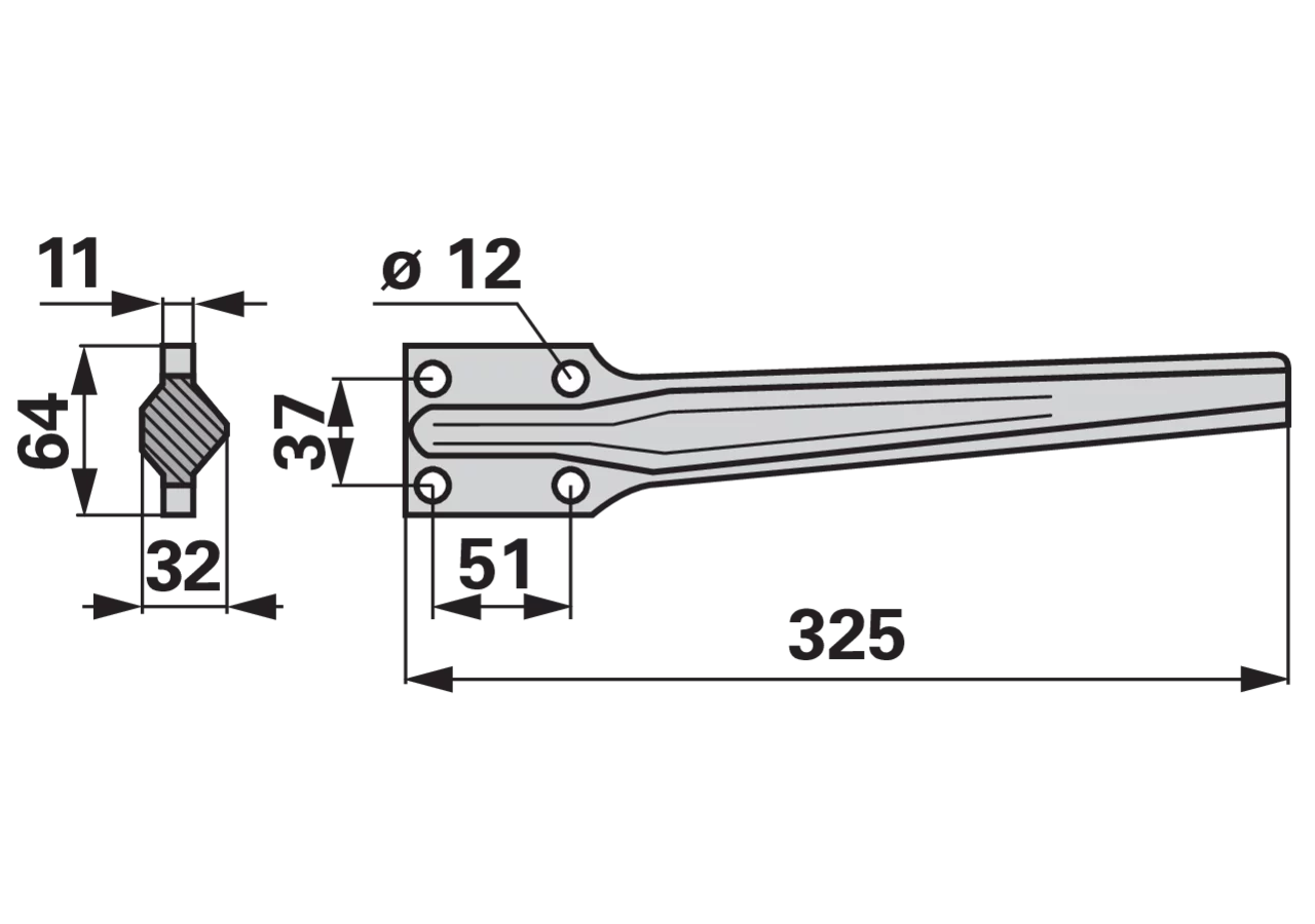 Kreiseleggenzinke links anstelle von Eberhardt 300327 GartenShop24 - Hochwertige Gartengeräte