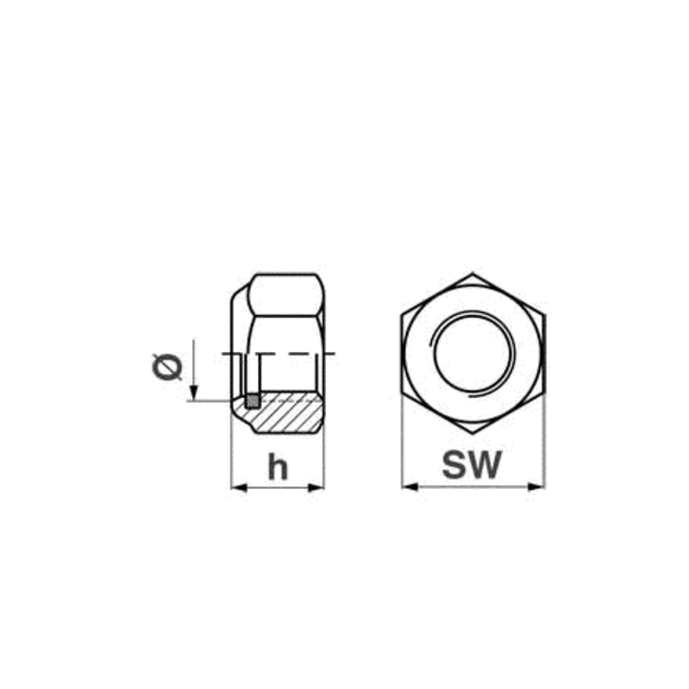 Mutter selbstsichernd M14 x 1,5 mm Güte 10.9 GartenShop24 - Hochwertige Gartengeräte