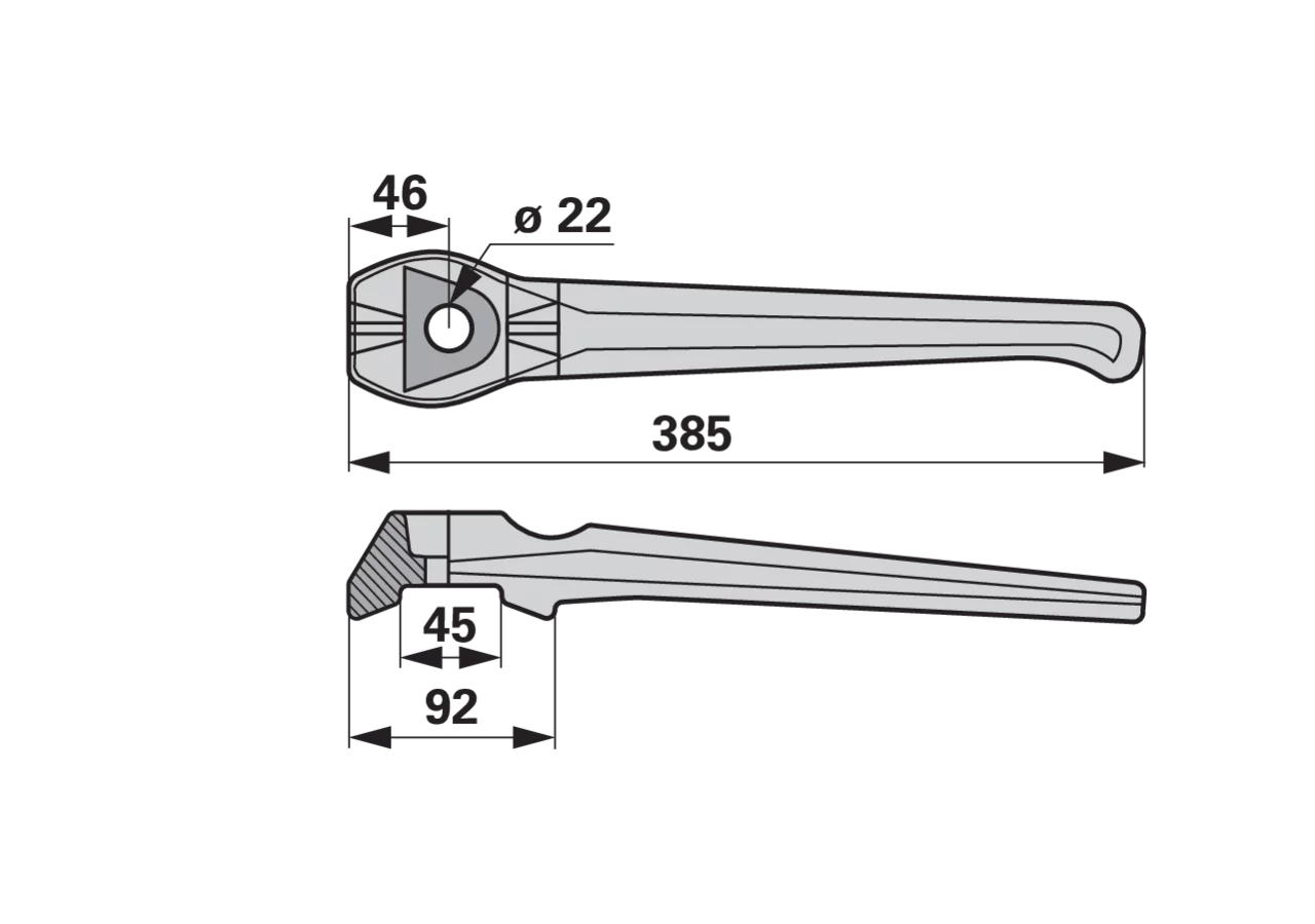 Kreiseleggenzinke rechts anstelle von Lely 1.1699.0125.0 GartenShop24 - Hochwertige Gartengeräte