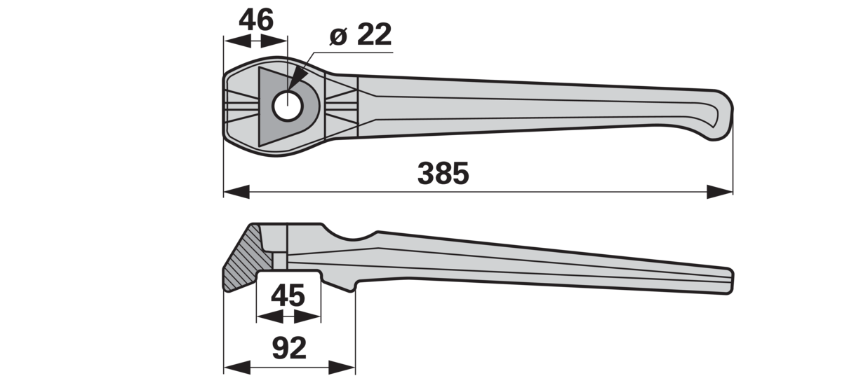 Kreiseleggenzinke rechts anstelle von Lely 1.1699.0125.0 GartenShop24 - Hochwertige Gartengeräte