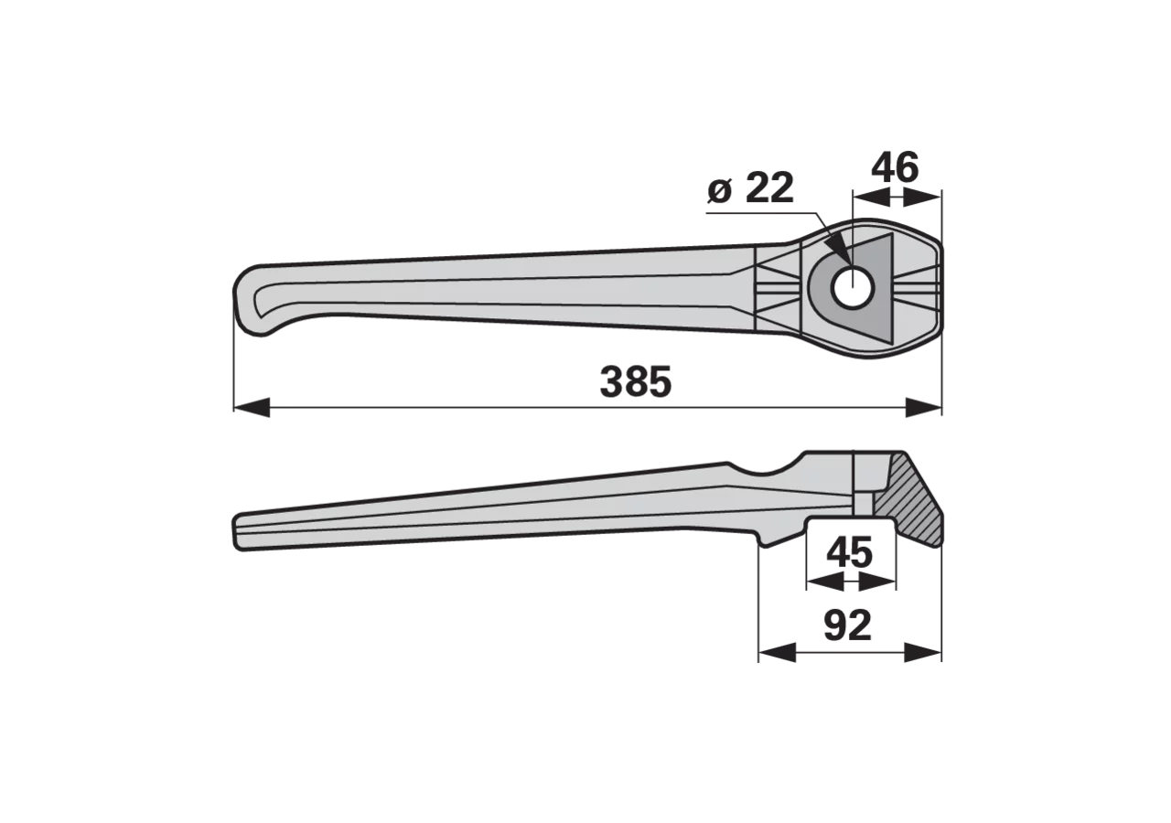 Kreiseleggenzinke links anstelle von Lely 1.1699.0124.0 GartenShop24 - Hochwertige Gartengeräte