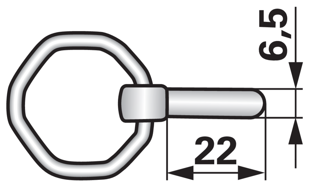 Klappstecker anstelle von Kuhn 500.863.10 GartenShop24 - Hochwertige Gartengeräte