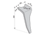 Kreiseleggenzinke links anstelle von Amazone 976750 GartenShop24 - Hochwertige Gartengeräte
