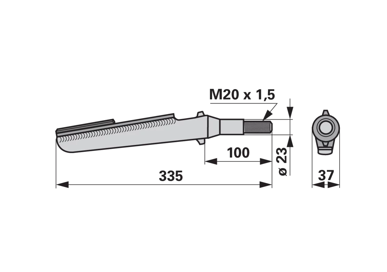 Kreiseleggenzinke Hartmetall HM passend für Lely 1.1699.0315.0H JPF