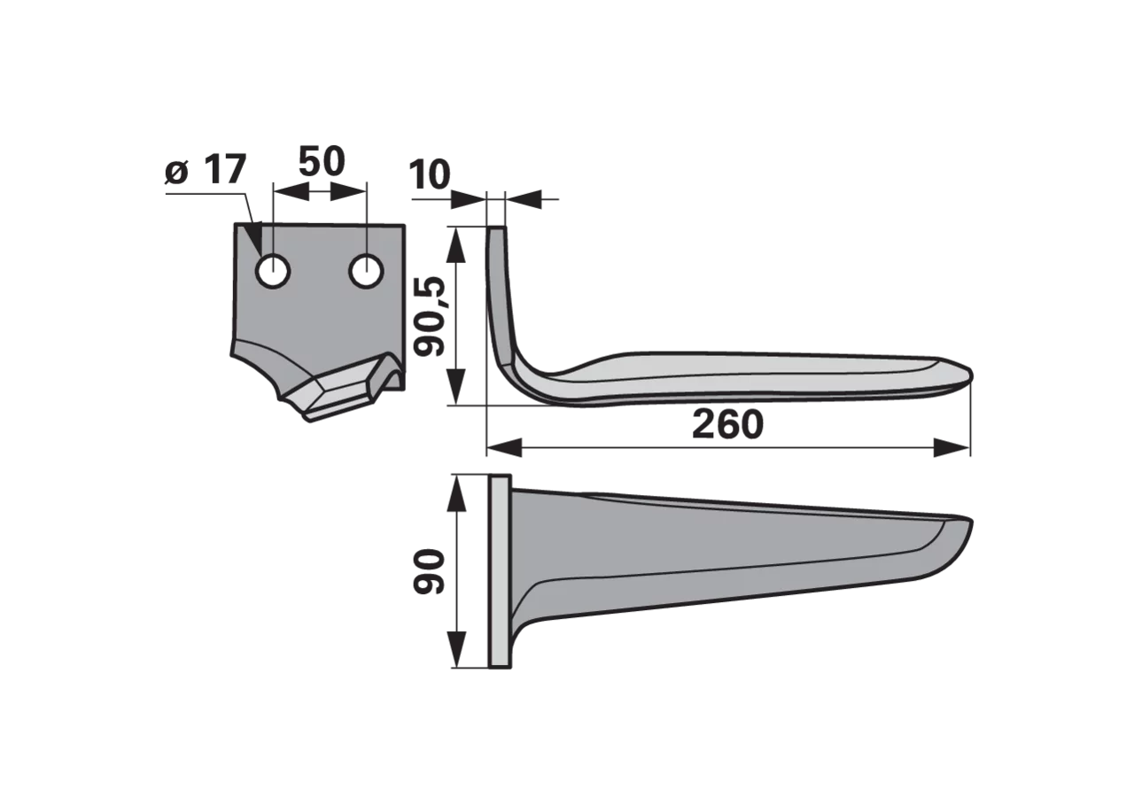 Kreiseleggenzinke links anstelle von Celli 622732 GartenShop24 - Hochwertige Gartengeräte