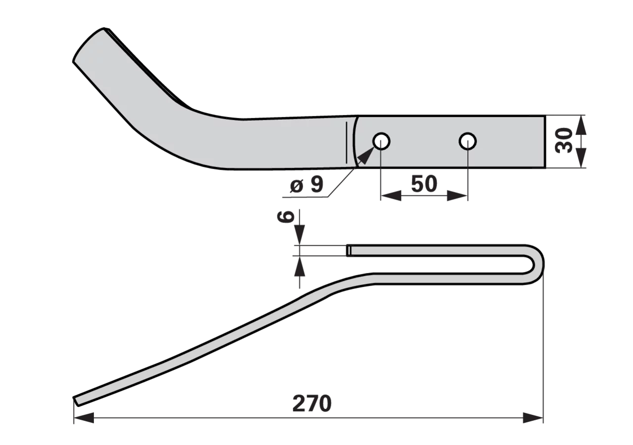 Zustreicher links anstelle von Monosem 70552A GartenShop24 - Hochwertige Gartengeräte