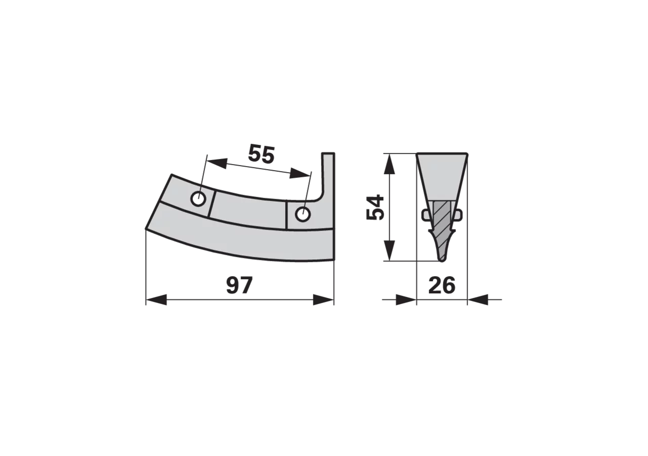 Rübensäschare – passend für Becker 57459 GartenShop24