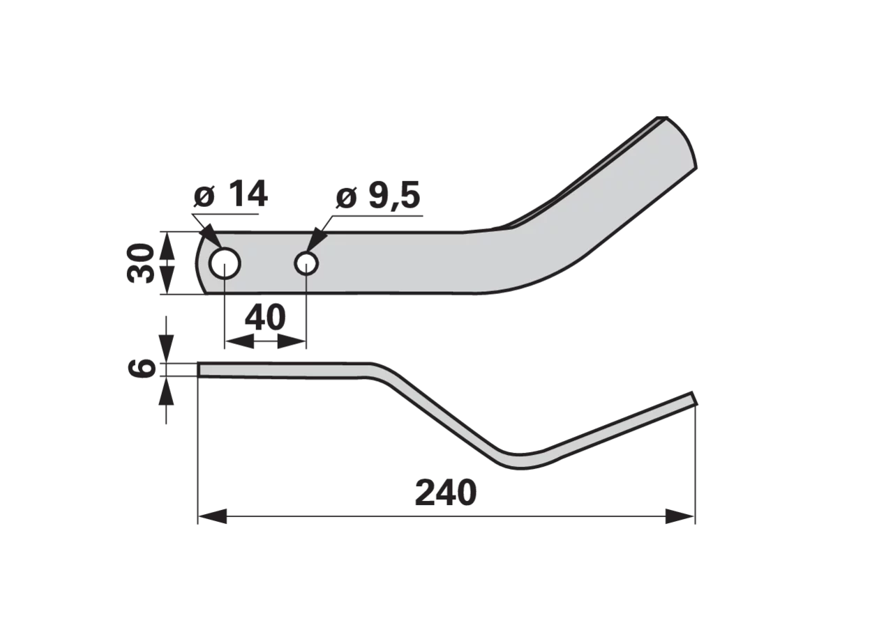 Zustreifer passend für Monosem 7046D GartenShop24