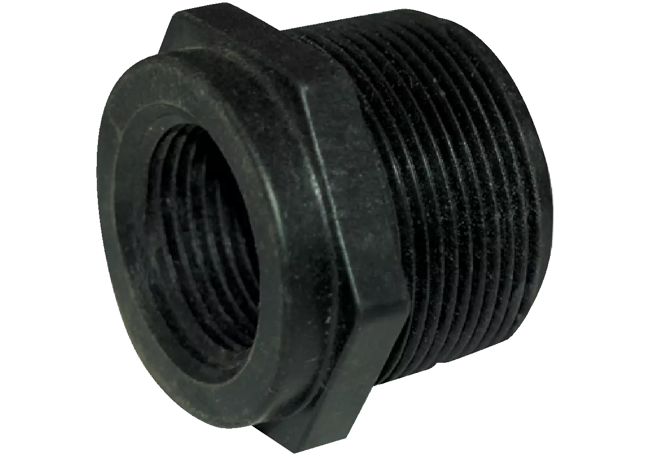 Reduziermuffe Kunststff, AG 3/4 Zoll NPT - IG 1/4 Zoll NPT GartenShop24