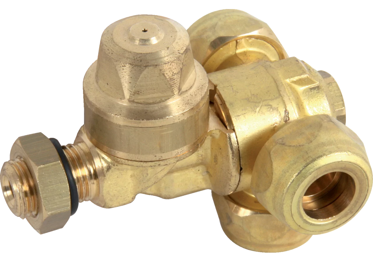 Sprühkopf dreifach 1/4 Zoll AG für Düse 15 mm Braglia