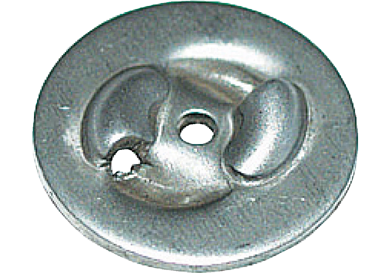 Fördererplättchen Edelstahl 1,5 mm GartenShop24