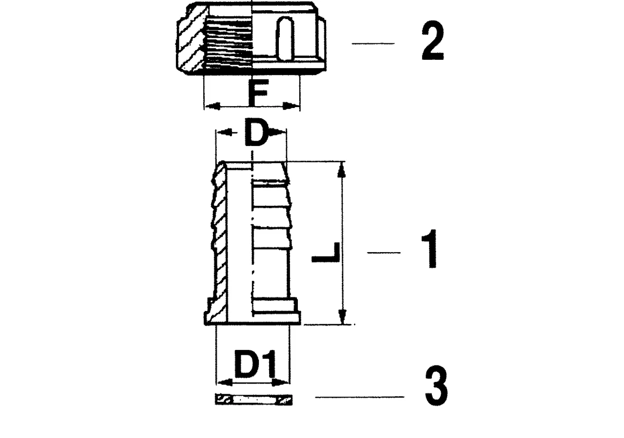 Schlauchanschluss gerade, 3/8 Zoll, Tülle 10mm GartenShop24