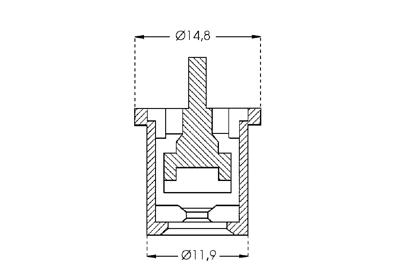 Hohlkegeldüse Keramik, Lechler TR80-02 Lechler