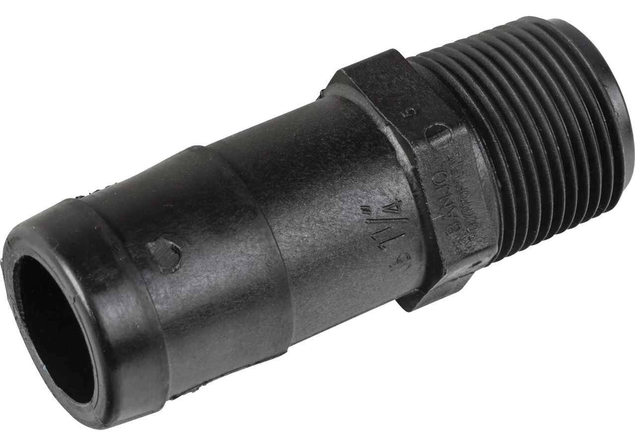 Schlauchanschluss gerade, AG 1 Zoll NPT, Tülle 32 mm GartenShop24