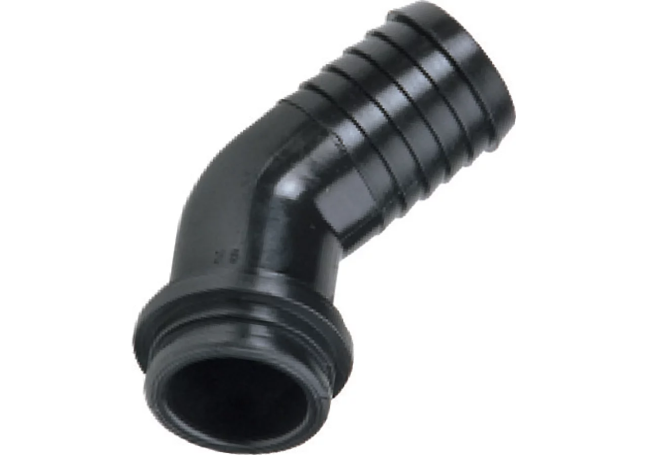 Schlauchanschluss gebogen, 1 1/4 Zoll, Tülle 30mm Außendurchmesser 31,5 mm GartenShop24