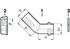 Schlauchanschluss gebogen, 1 1/4 Zoll, Tülle 30mm Außendurchmesser 31,5 mm GartenShop24