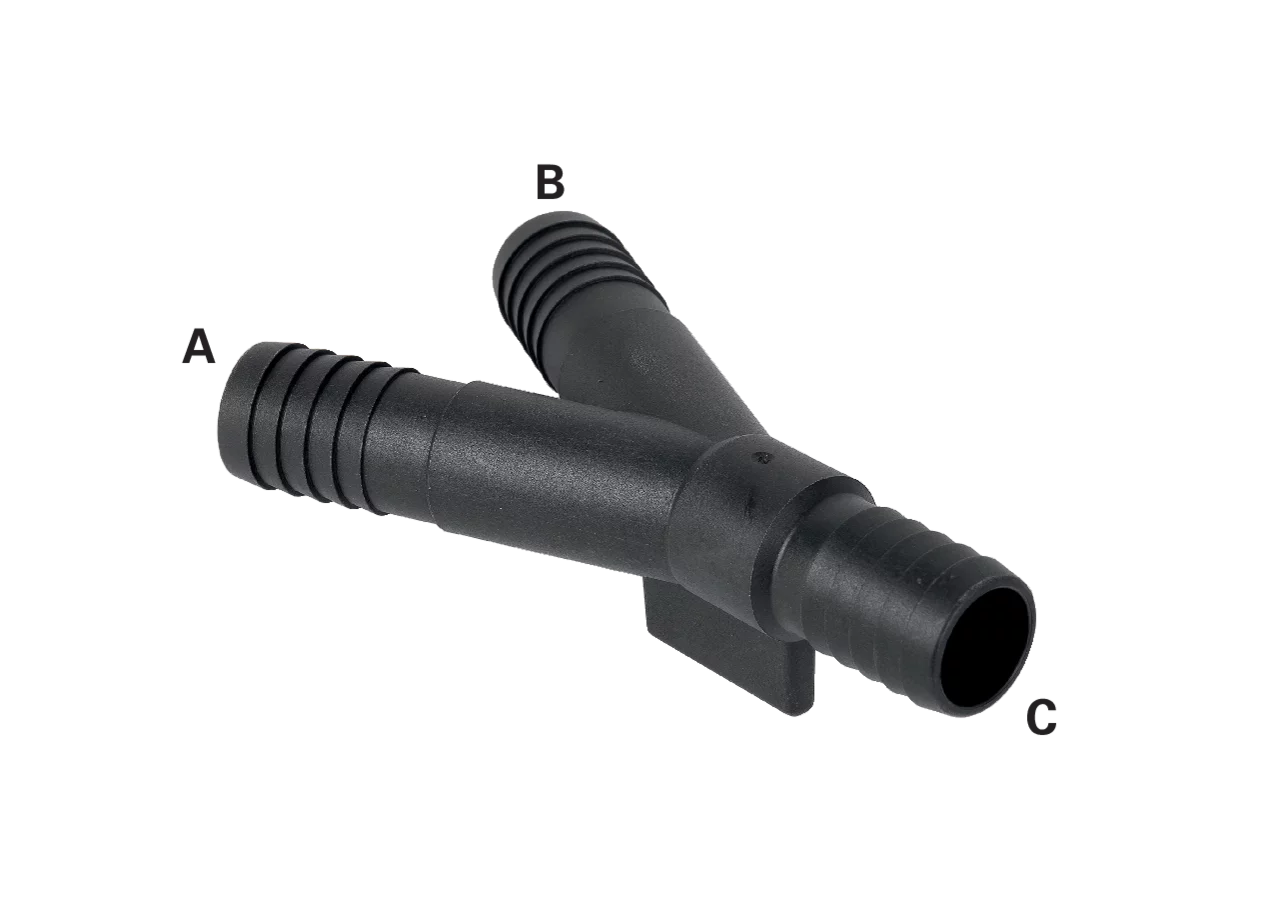 Y-Stück 3 x Schlauchtülle 25 mm GartenShop24