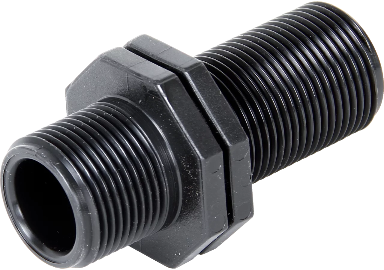 Doppelnippel asymetrisch, 3/4 Zoll Außengewinde, Außengewinde GartenShop24