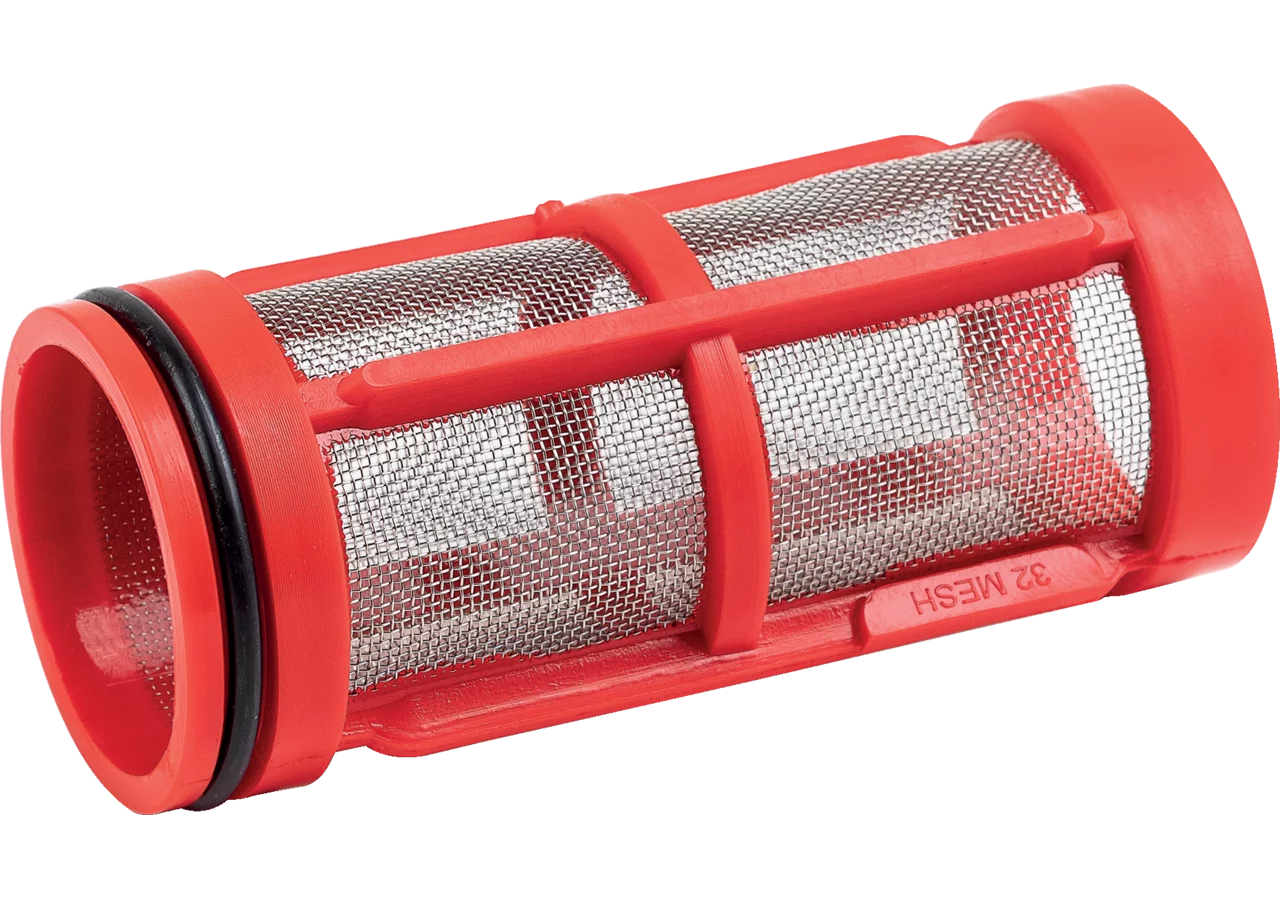 Filtereinsatz rot 32 Maschen Länge 89 mm GartenShop24