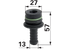 Schlauchanschluss gerade, 13 mm Arag