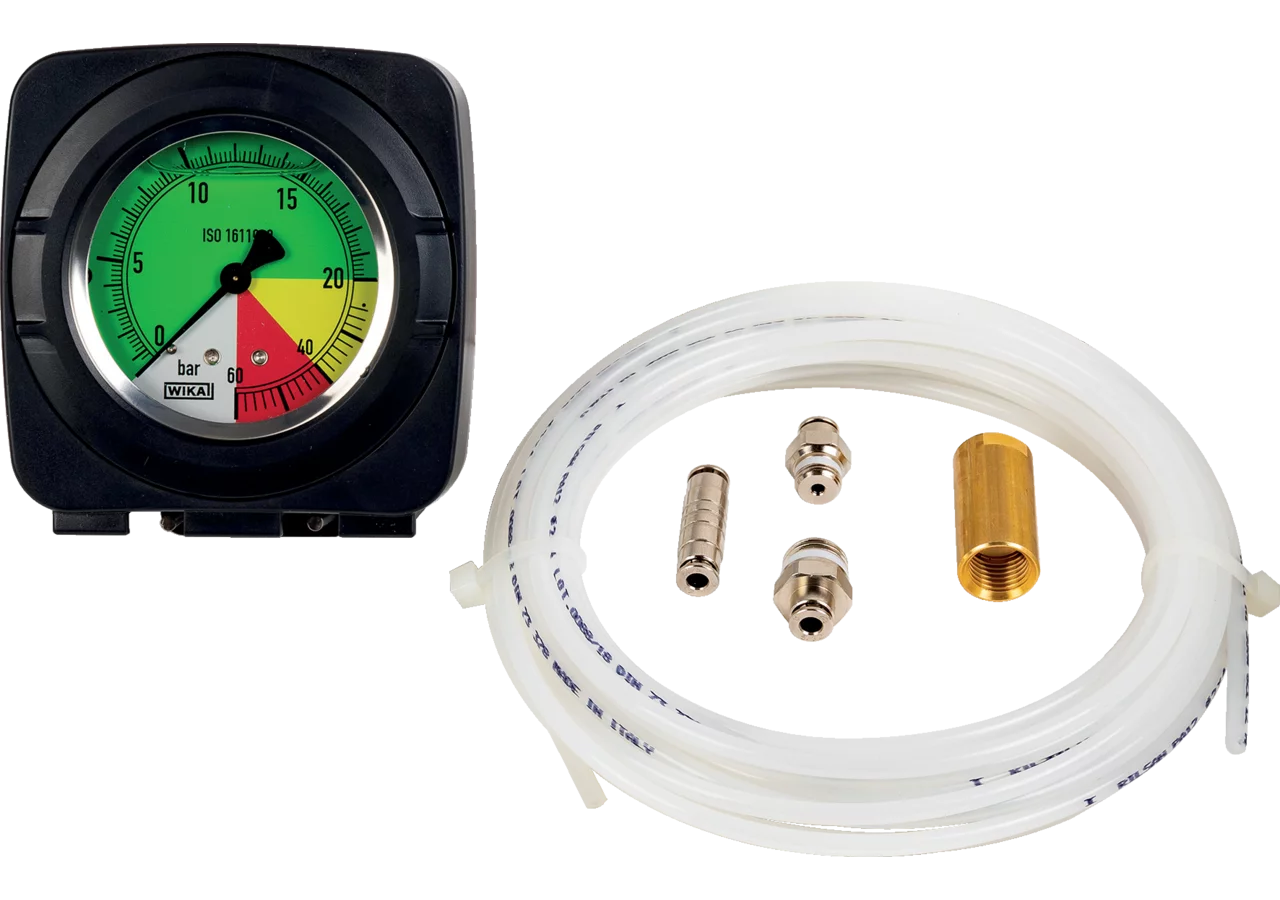 Druckanzeige mit Manometer 0 - 20 - 60 bar ARAG 466824 Arag