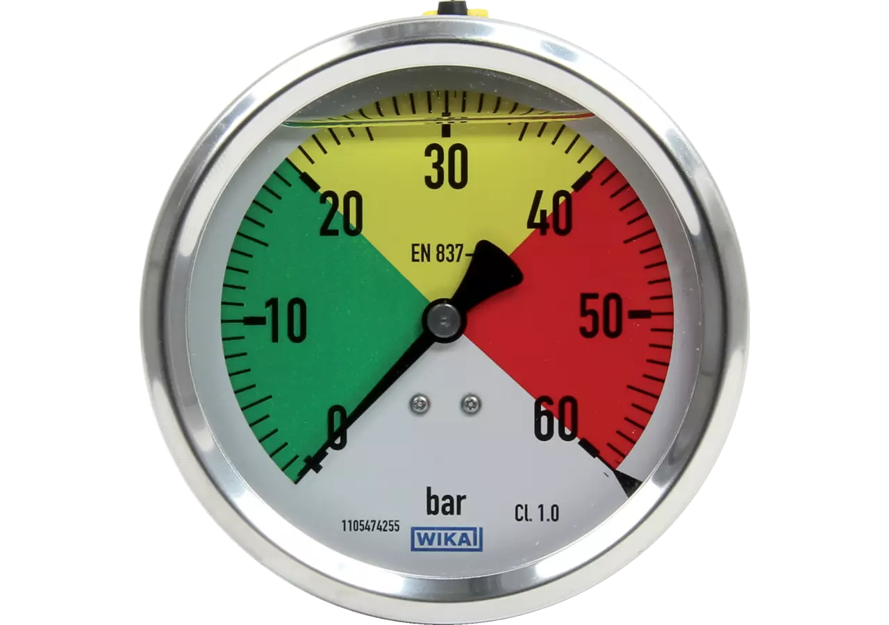 Manometer 100 mm 0-60 bar 1/2 Zoll GartenShop24