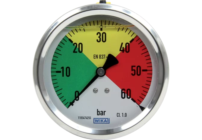 Manometer 100 mm 0-60 bar 1/2 Zoll GartenShop24