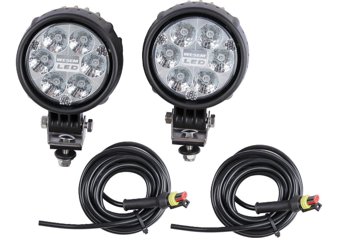 LED Spritzbalkenscheinwerfer-Set BS-CRC3G, 2 Stück GartenShop24