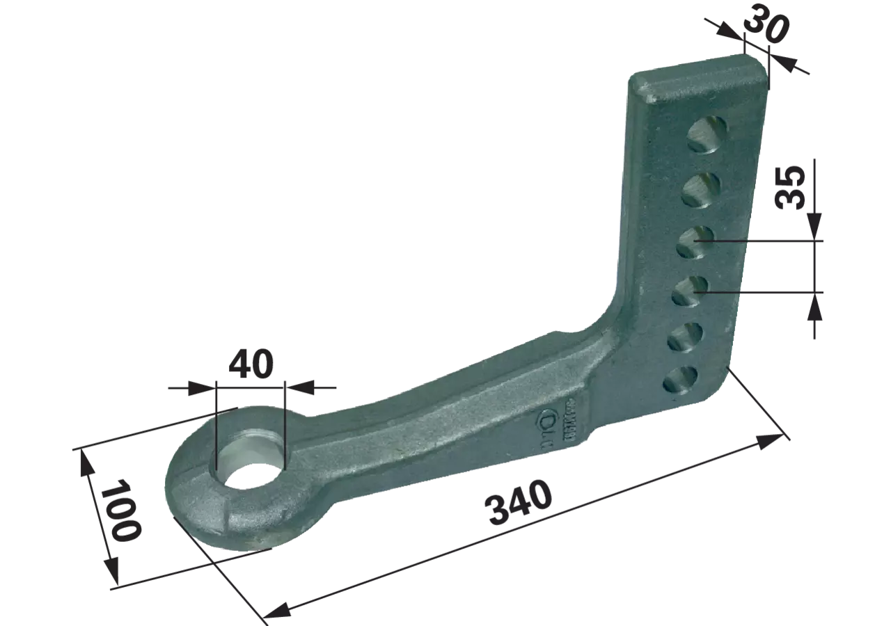 Verstellzugöse Zuglast 4 t DIN74054, Z-019 GartenShop24