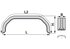 Doppelachskotflügel 1.890 x 220 mm, aus PVC Knott