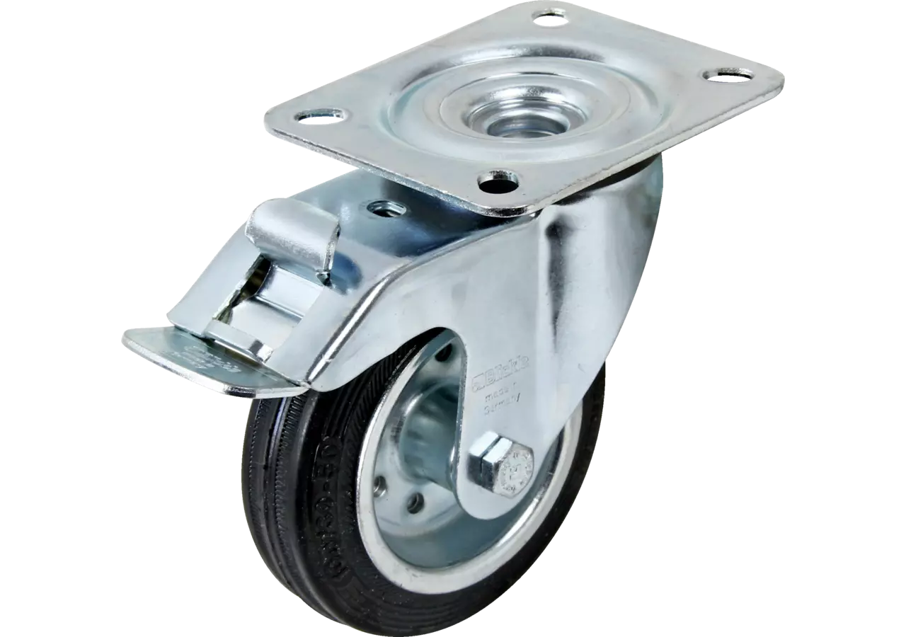 Lenkrolle 100 x 30 mm, mit Feststeller Blickle Blickle