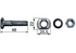 Kettenschraubengarnitur M10 x 48 mm, mit Klemmstück und Mutter GartenShop24