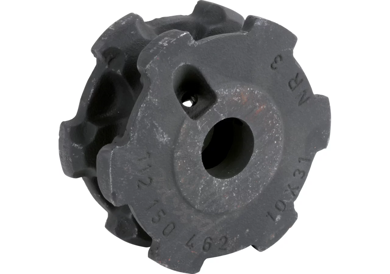 Umlenkrolle offen, 10 x 31 mm, AD 128 x ID 30 mm, 6 Zähne GartenShop24