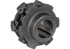 Kettennuss offen, 10 x 31 mm, AD 128 x ID 50 mm, 6 Zähne GartenShop24