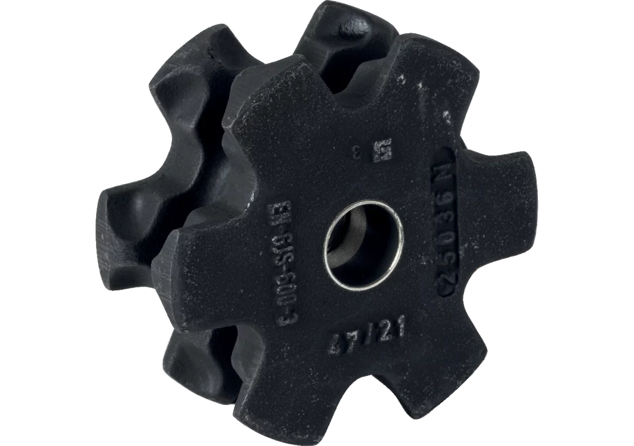 Umlenkrolle offen, 11 x 31 mm, AD 130 x ID 25 mm, 6 Zähne GartenShop24