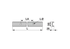 Kratzbodenleiste U-Profil, 50 x 25 mm, gelocht, L 1.340 mm Pöttinger 139.10.110.0 Pöttinger