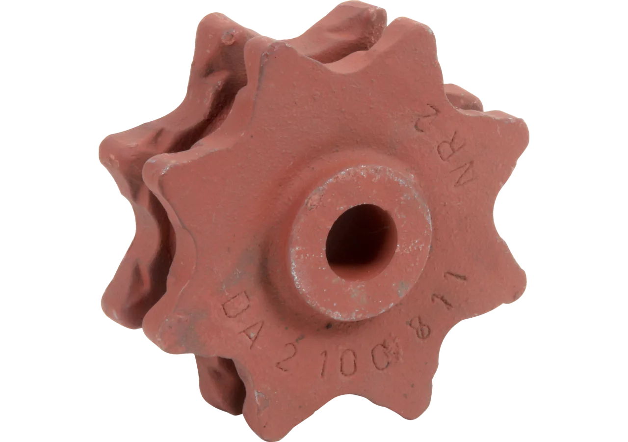 Umlenkrolle offen, 8 x 24 mm, AD 140 x ID 25 mm, 8 Zähne GartenShop24