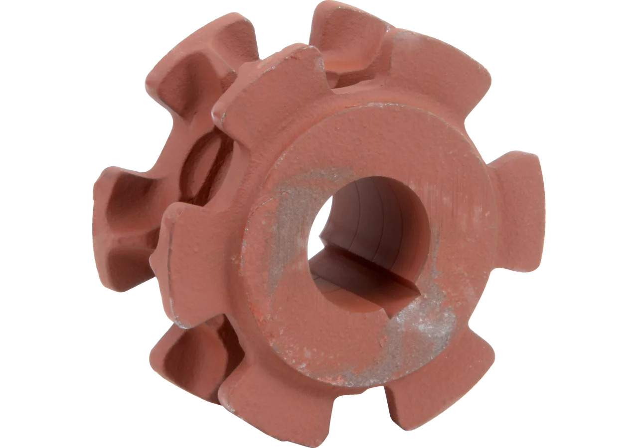 Kettennuss offen, 10 x 28 mm, AD 125 x ID 40 mm, 6 Zähne Keilnut 12 mm GartenShop24