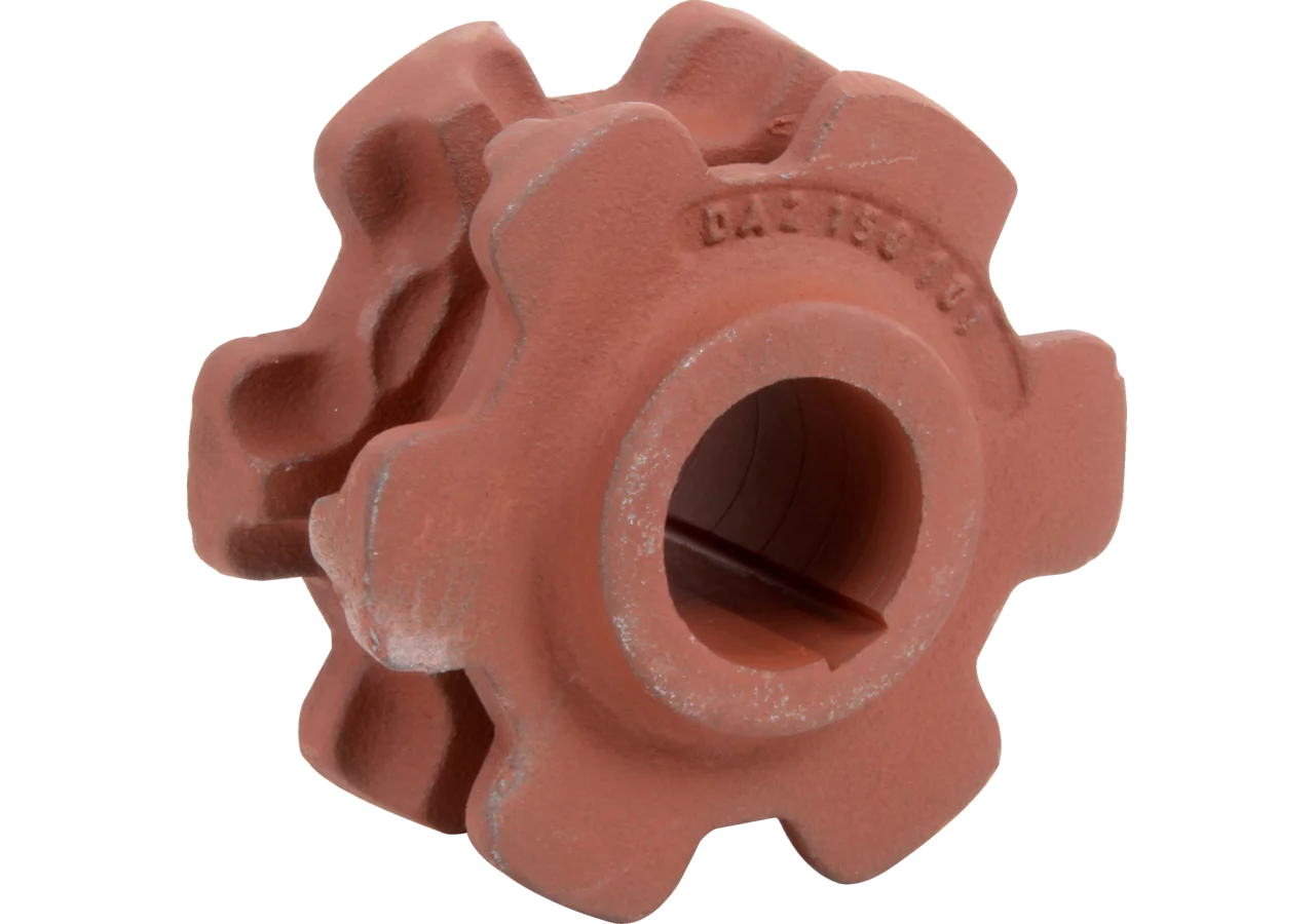 Kettennuss offen, 9,5 x 27 mm, AD 121 x ID 40 mm, 6 Zähne GartenShop24