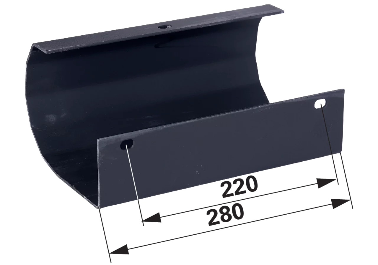 Bodenblech außen, L 280 mm – passend für Kemper 1375578091 GartenShop24