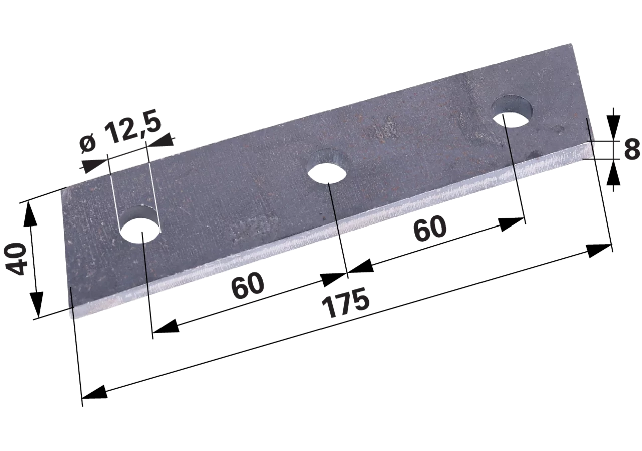 Reißzinke rechts, L 175 mm – passend für Kemper 69934 GartenShop24