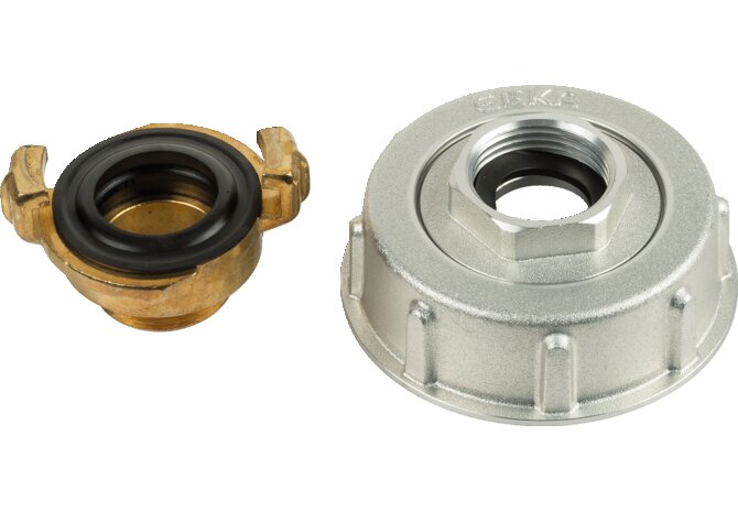 IBC Adapter S60 x 6 auf GEKA Schnellkupplung GEKA Plus GEKA