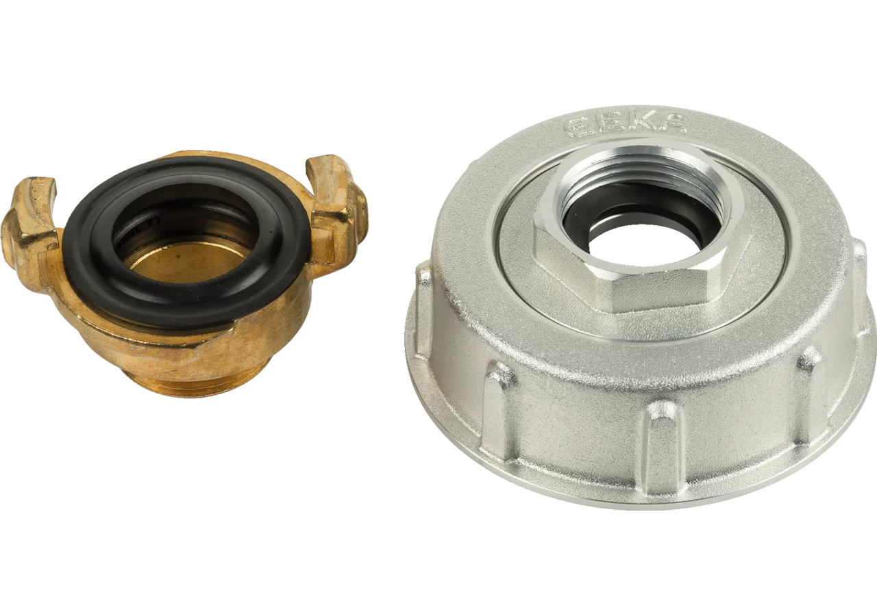 IBC Adapter S60 x 6 auf GEKA Schnellkupplung GEKA Plus GEKA