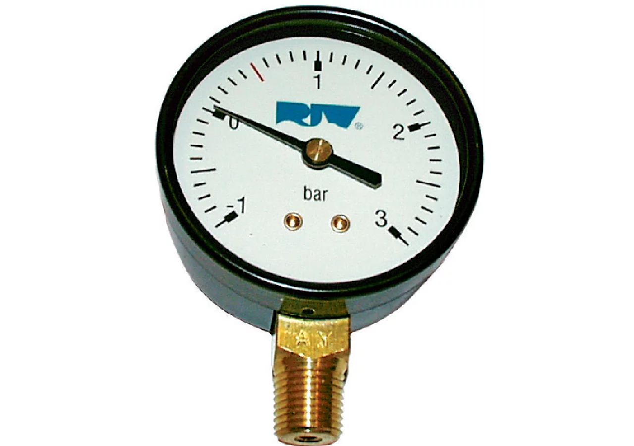 Mano-Vakuummeter AD 80 mm, Anschluss 3/8 Zoll unten RIV RIV