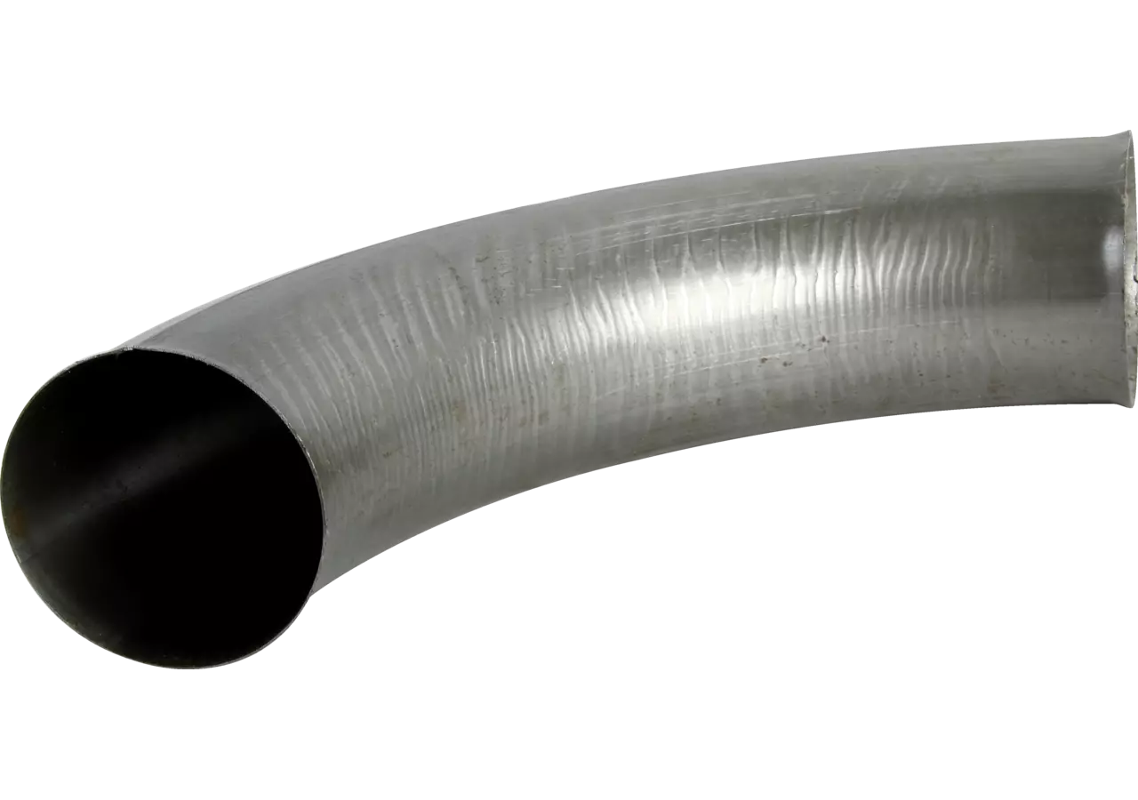 Rohrbogen 90 Grad, 8 Zoll, AD 200 x S 2 mm, roh-Schwarz GartenShop24